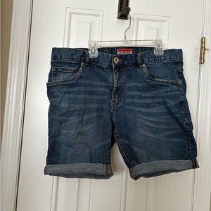 Castro Jeans Zipper Blue Denim Shorts for Men